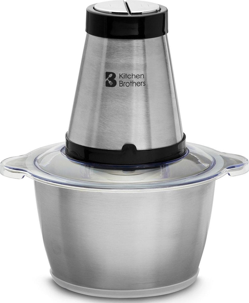 KitchenBrothers Elektrische Hakmolen met RVS Kom - Vlees