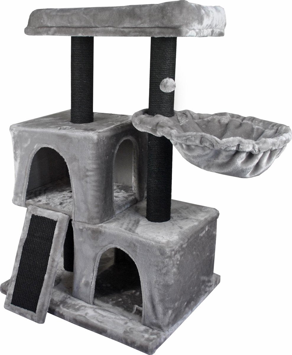KATTEN MEUBEL KRABPAAL MYRZA GRIJS 70X60X112CM