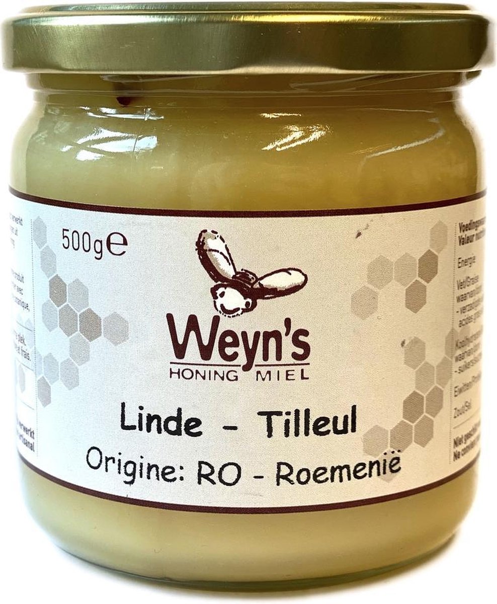 Lindehoning - 500g - Weyn's - Honing vloeibaar