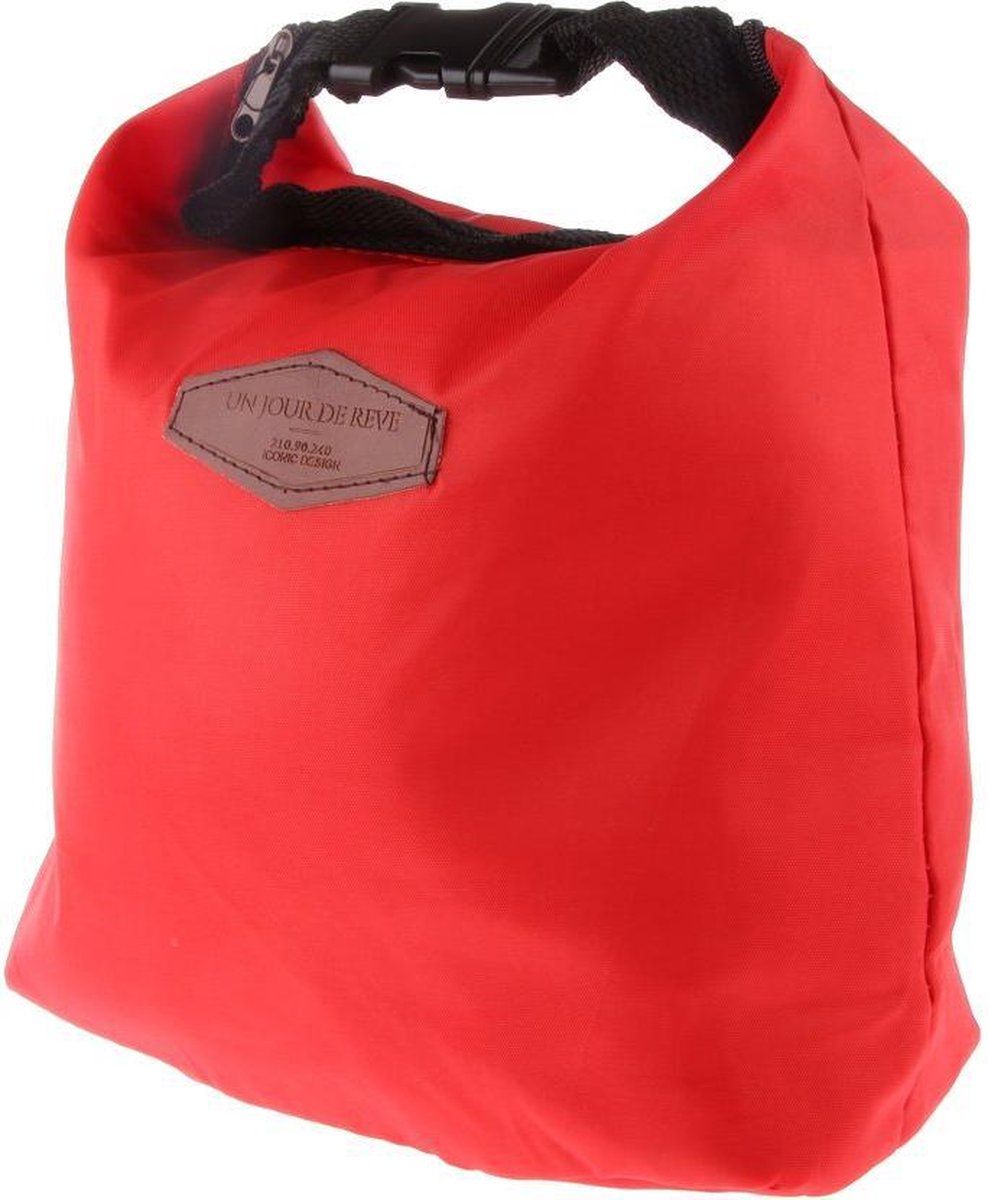 Handig koeltasje - 6 blikjes - Compacte koelboxen/koeltassen en elementen - Rood