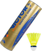 Victor Nylon 2000 - Badmintonshuttles - Slow Geel