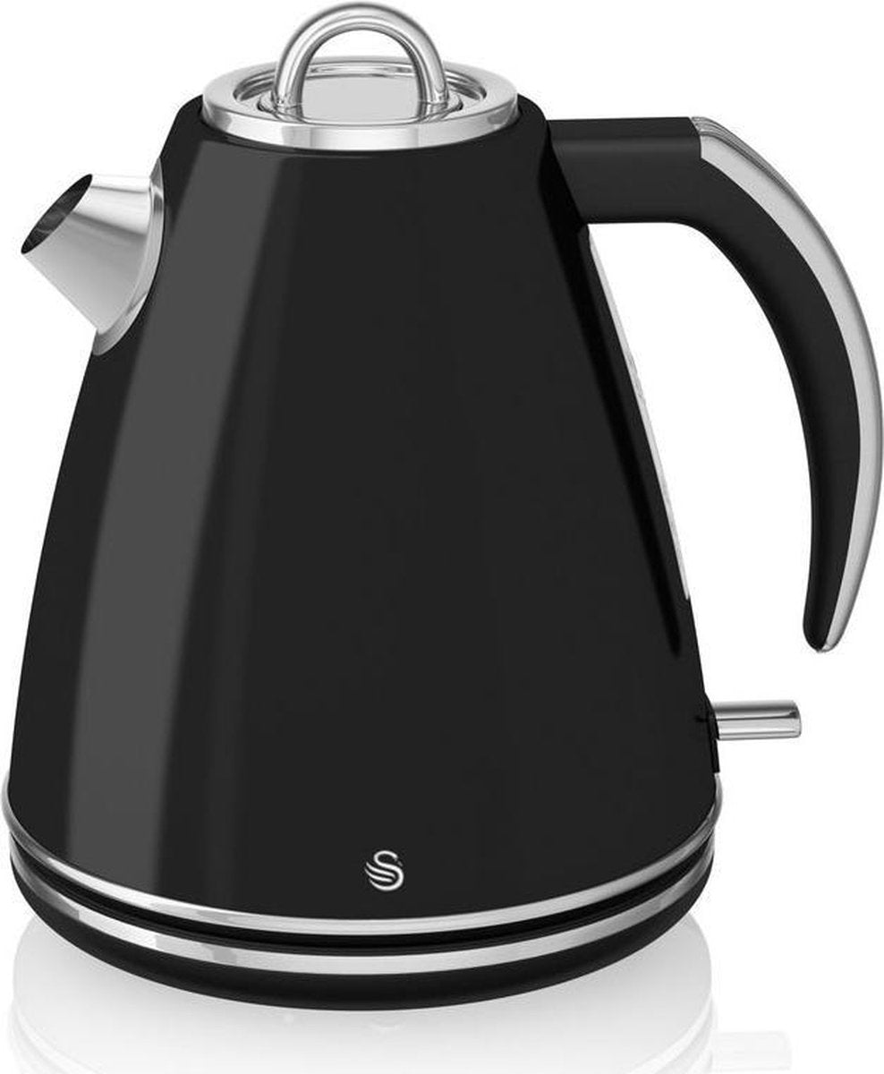 Swan Retro Waterkoker 1.5 L Zwart