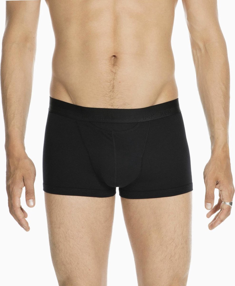 HOM HO1 Zwarte Boxer Briefs Horizontale Gulp Modal En Katoen - XL