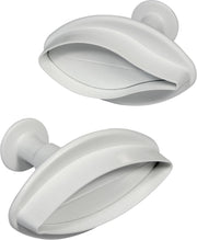 Plunger cutter - set van 2 lelie bladeren - large - PME Arts&Crafts