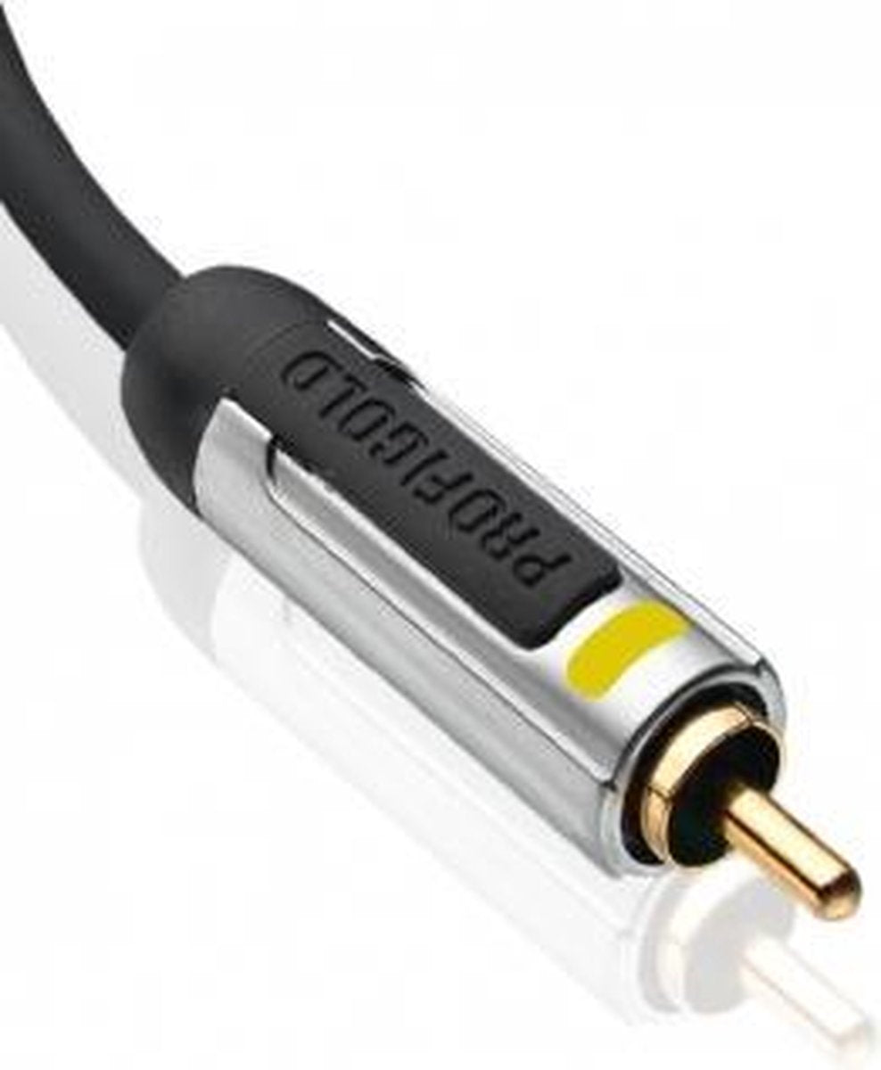 Profigold PROV5001 composiet videokabels 1 m RCA Zwart