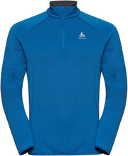 Odlo Midlayer 1/2 zip CARVE CERAMIWARM Directoire Blue - Maat M