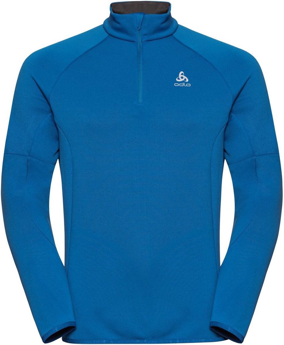 Odlo Midlayer 1/2 zip CARVE CERAMIWARM Directoire Blue - Maat M
