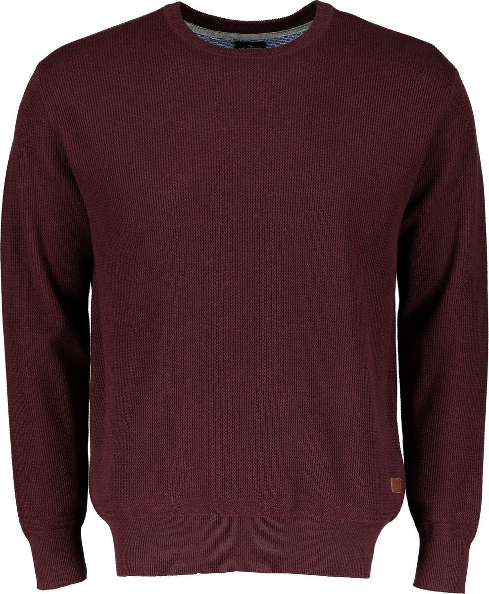 Jac Hensen Pullover - Modern Fit - Bordeaux - 5XL Grote Maten