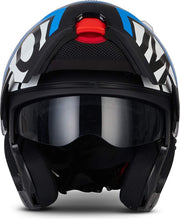 MOTO F20 Runner Blue systeemhelm Flip-Up scooterhelm