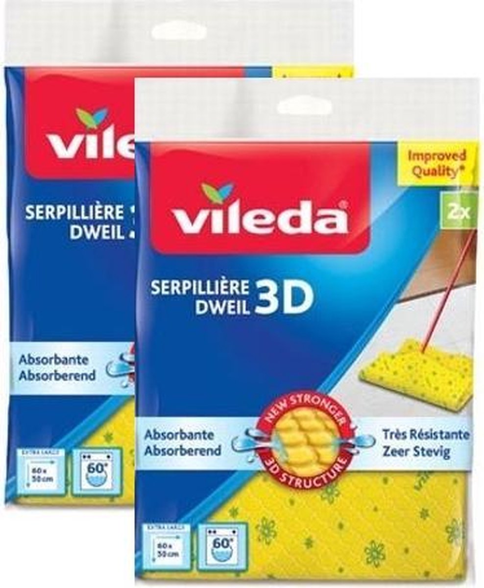 Vileda dweil 3D structuur