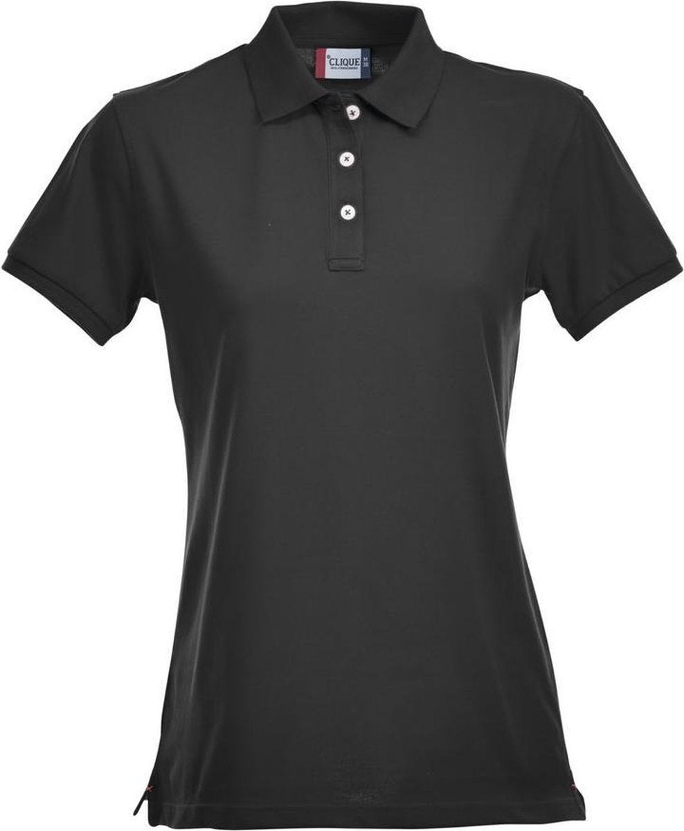 Premium dames polo zwart xxl