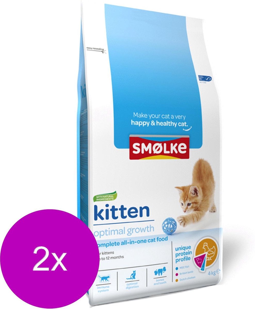 Smolke Kitten - Kattenvoer - 2 x 4 kg