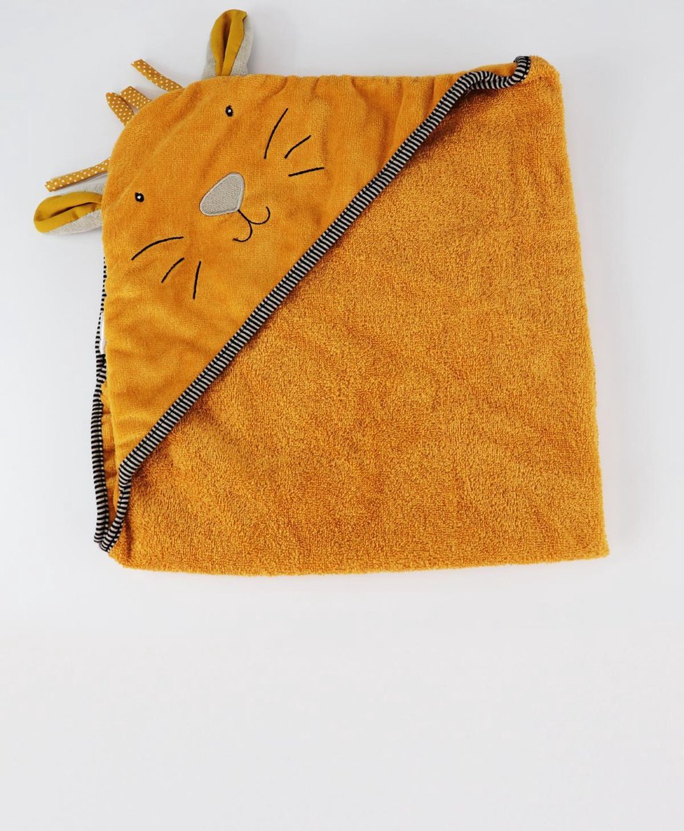 Ephemeris Zacht Katoen Baby Badcape 80x80cm -  tera