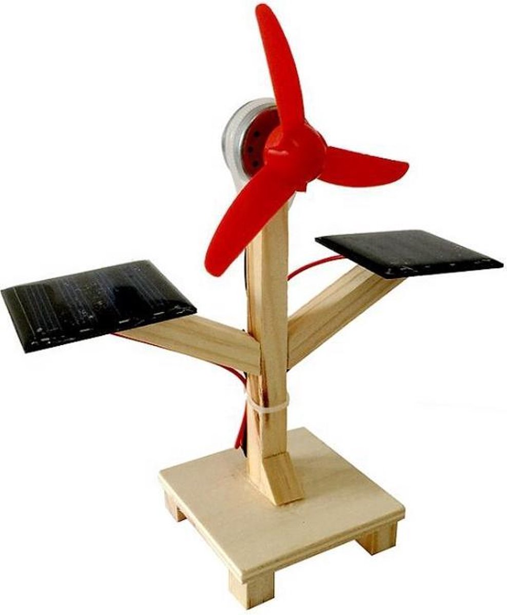 DIY solar-powered fan toy LEGO TECHNIC STYLE / DIY-fan speelgoed op zonne-energie / Jouet de ventilateur à énergie solaire bricolage