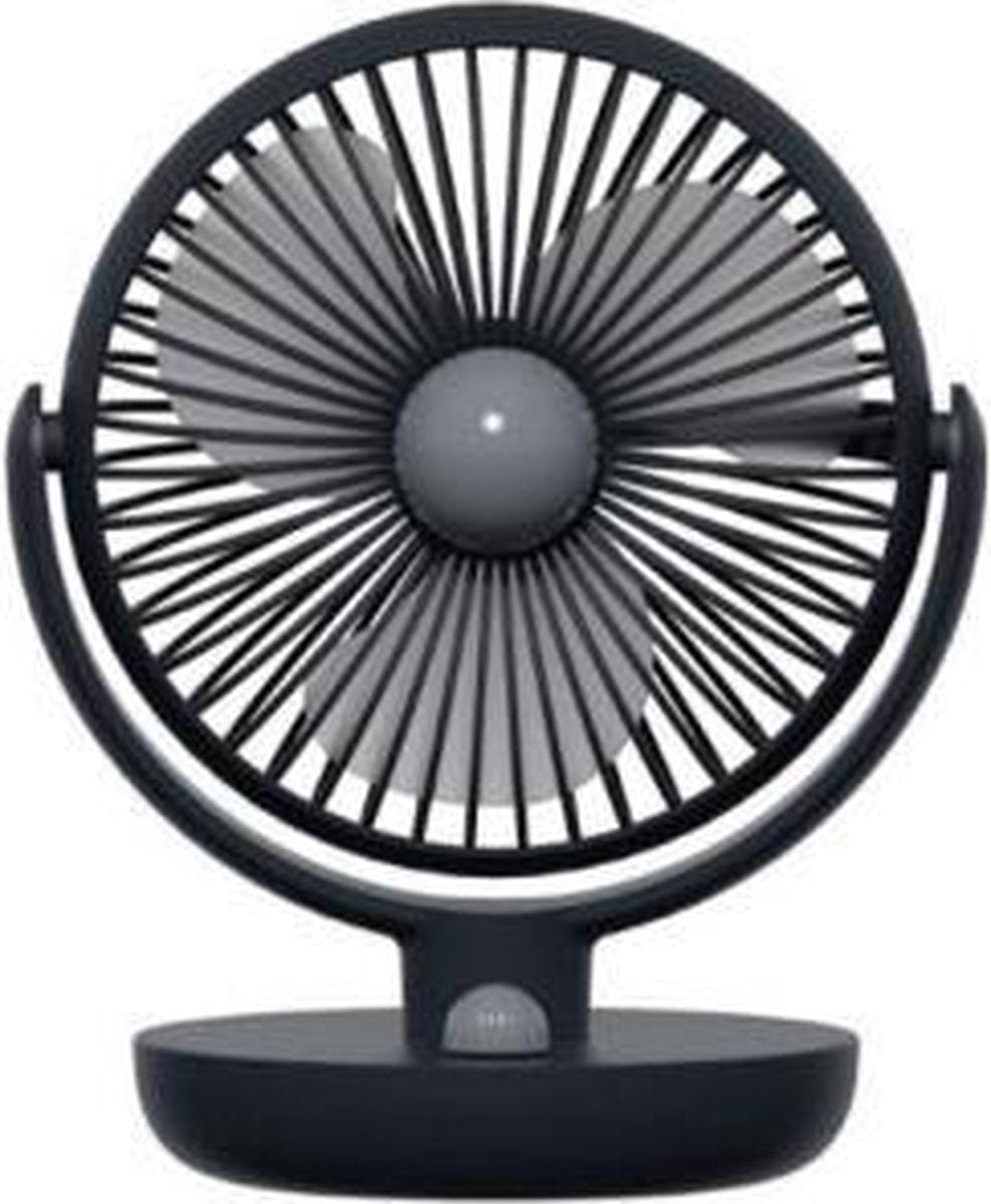 YX-22 Roterende kop Desktopventilator Verstelbare hoek Aromatherapie-ventilator USB-oplaadventilator (donkerblauw)