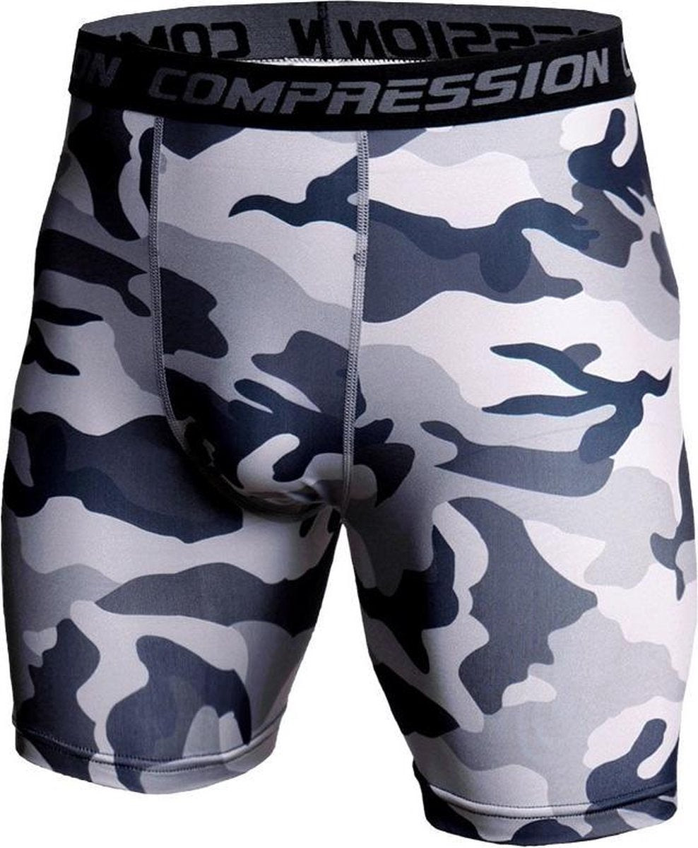 Mountainbike - Compressie Short - Ondergoed - Boxer - Fietsen - Grijs