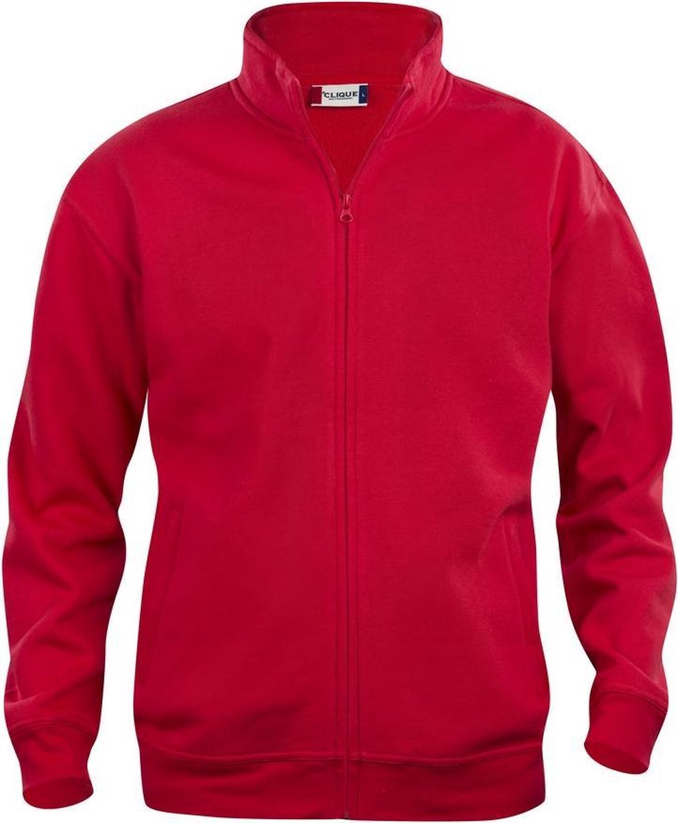 Clique Basic cardigan jr Rood maat 150/160