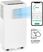 Klarstein Iceblock Ecosmart  - mobiele airco klasse A -  3 modi / 2 ventilatiesnelheden - app-bediening via WiFi en Klarstein-app - wit