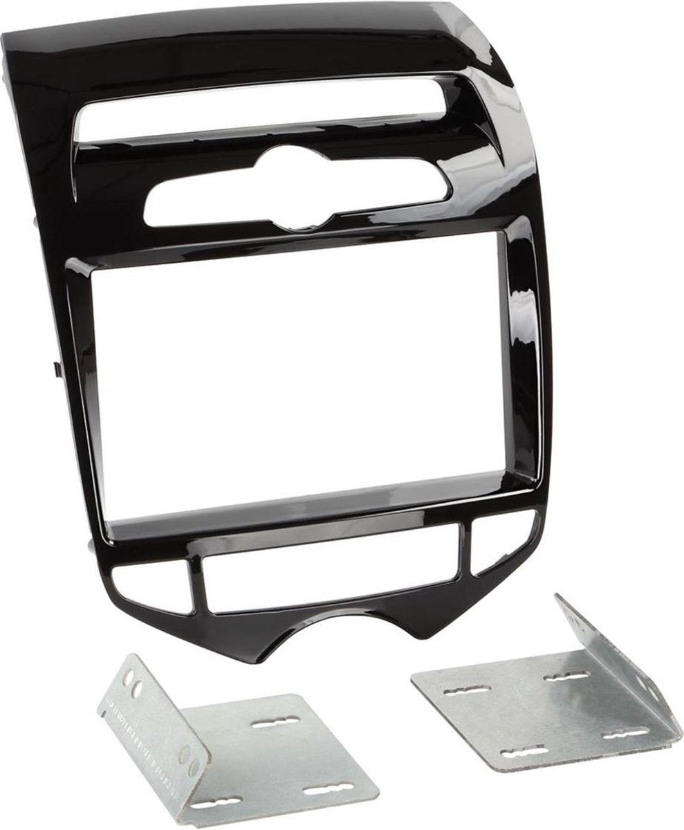 2-DIN Paneel Hyundai IX20 2010-2014 Kleur: Piano Zwart
