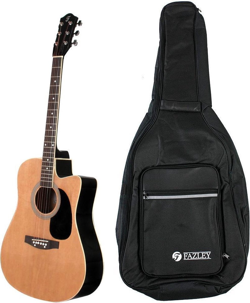 Fazley W50CN akoestische westerngitaar naturel + gigbag