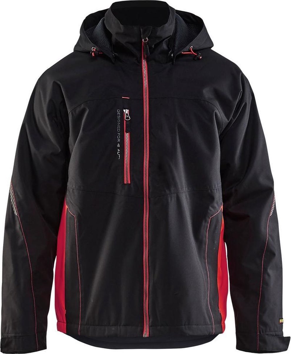Blaklader Shelljack bi-colour - Zwart/Rood - 4XL