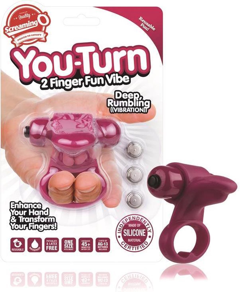 Screaming O - vinger vibrator - koppelvibrator - partner vibrator - koppel sex speeltje - sex toys couples - roze clitoris stimulator - met tong - 100% orgasme gegareneerd / sex / erotiek toys | gratis | korting