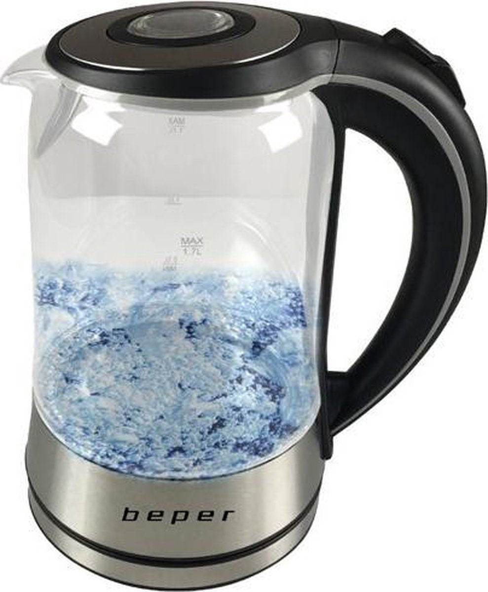 Beper - Waterkoker in glas - 2200 W - 1