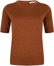 Esqualo sweater s/slve F20.03522 Cinnamon