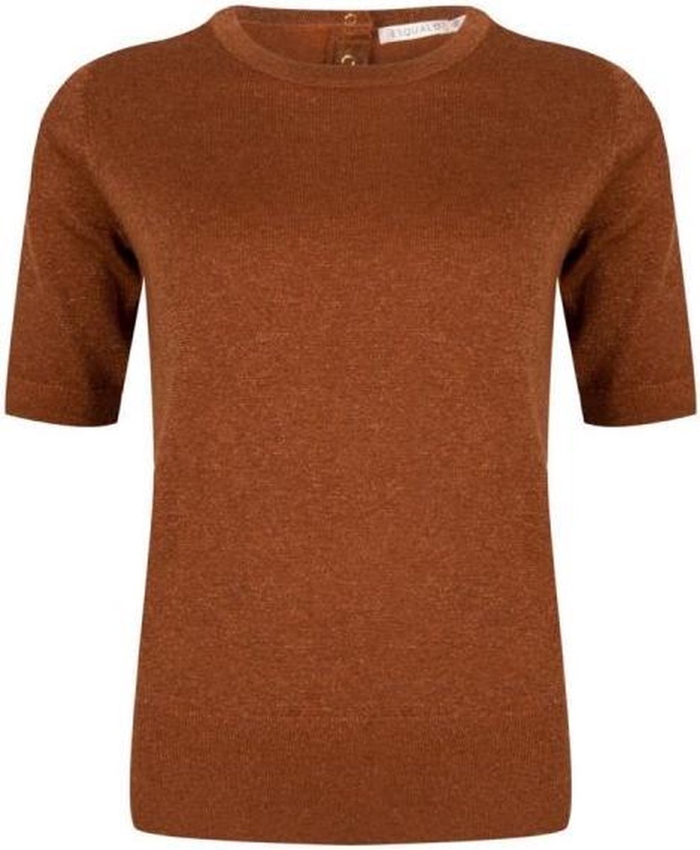 Esqualo sweater s/slve F20.03522 Cinnamon