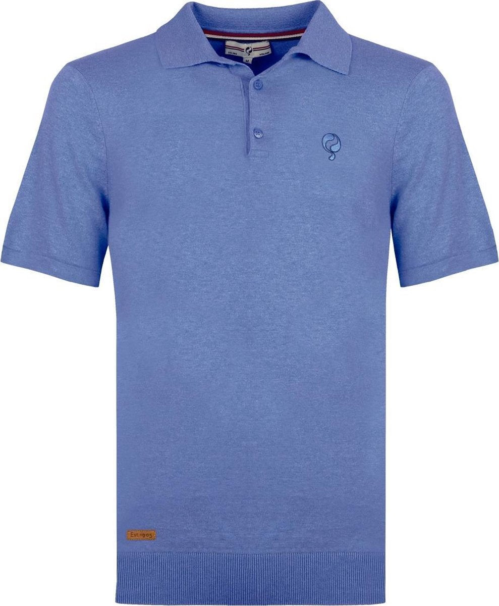 Heren Polo Zoutelande - Midden Blauw