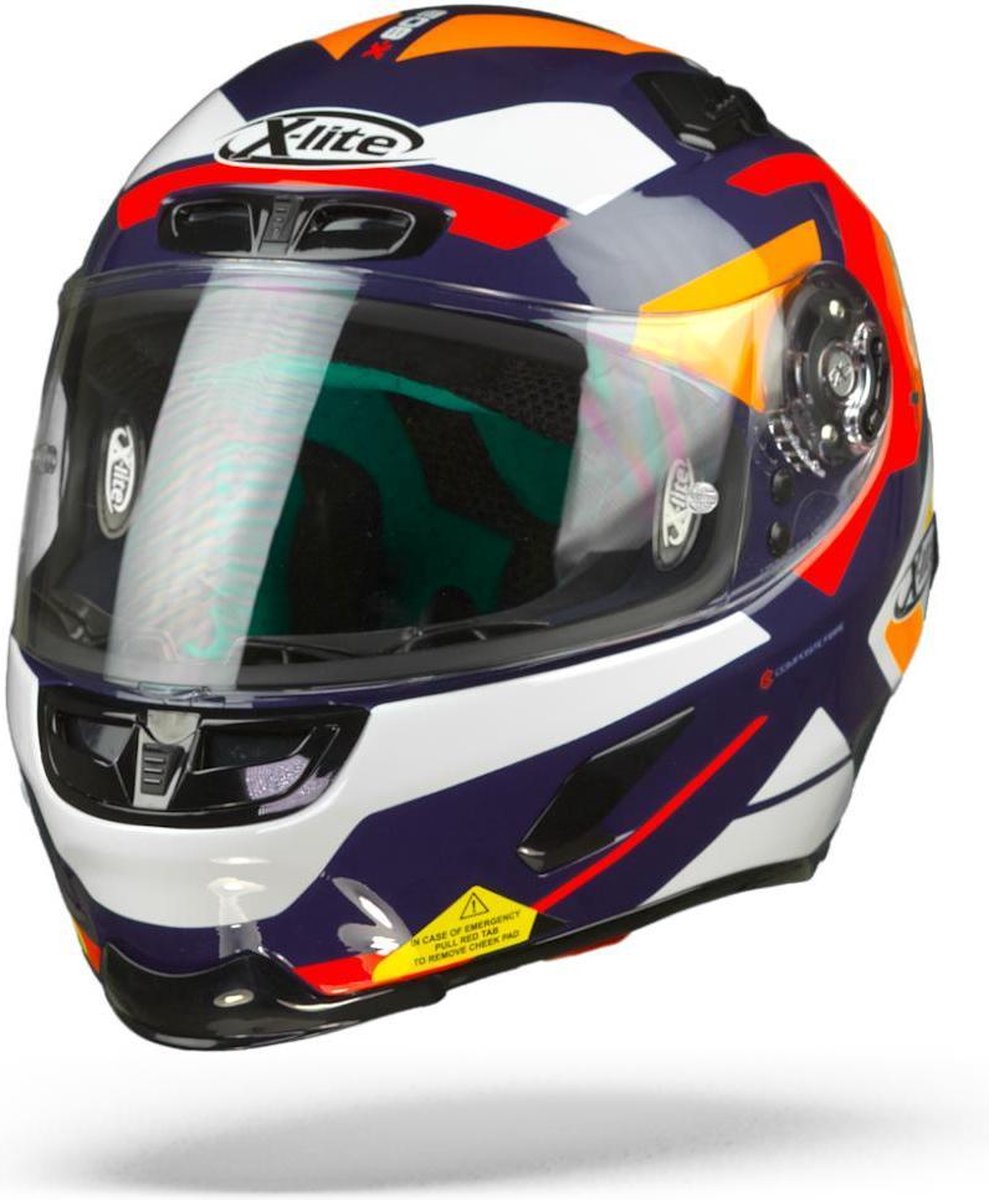 X-Lite X-803 Mastery Imperator 31 Blauw Integraalhelm - Motorhelm - Maat XXL
