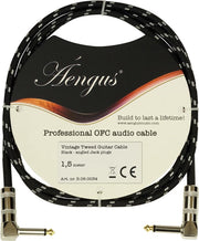 Áengus Black Tweed Gitaarkabel - instrumentkabel 1