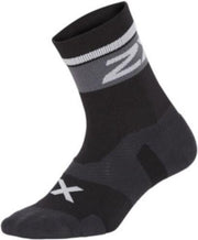 2xu Sportsokken Vectr Cushion Crew Nylon Zwart Maat Xl