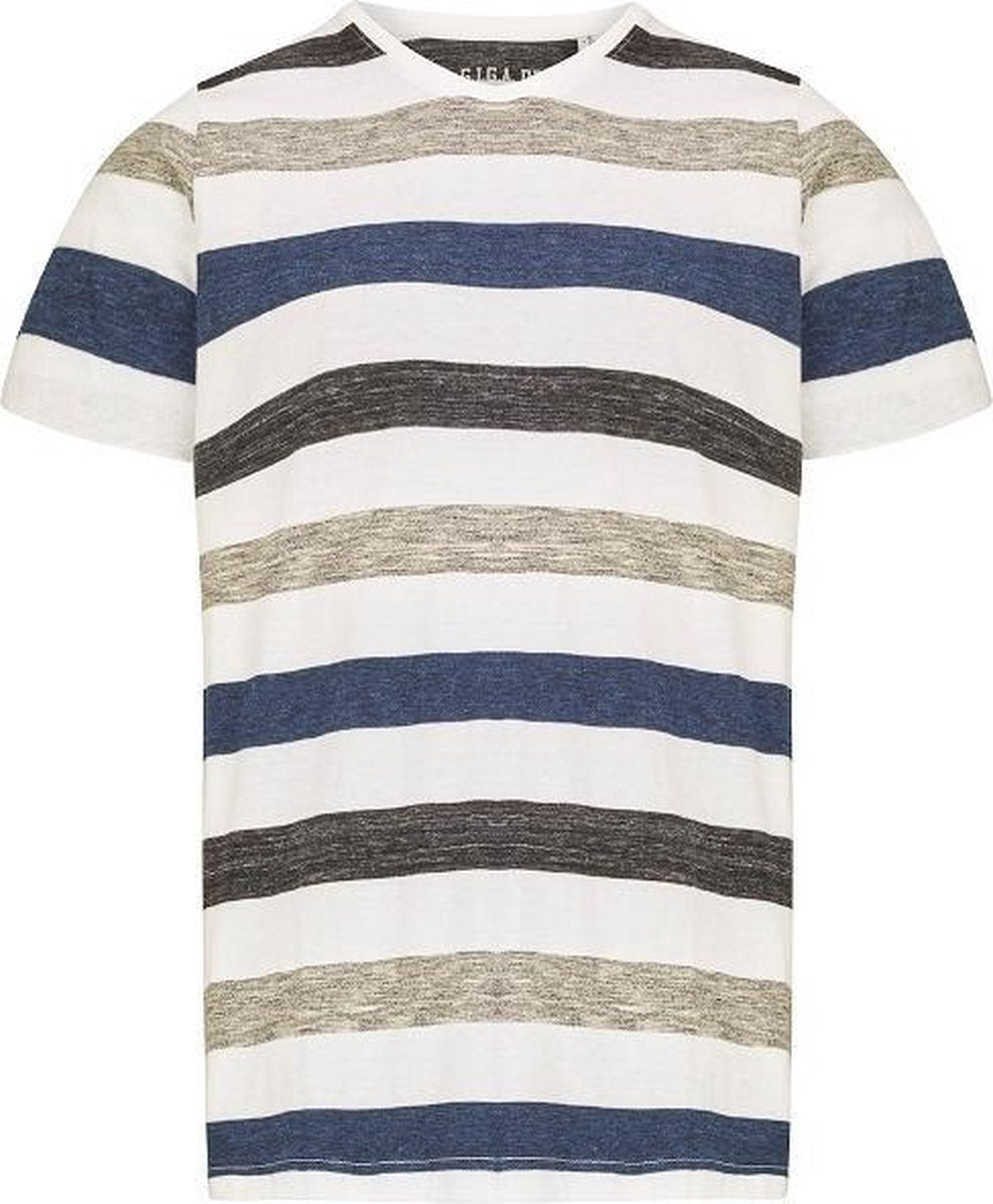 Killtec heren streep shirt Mantiro grijs - maat L