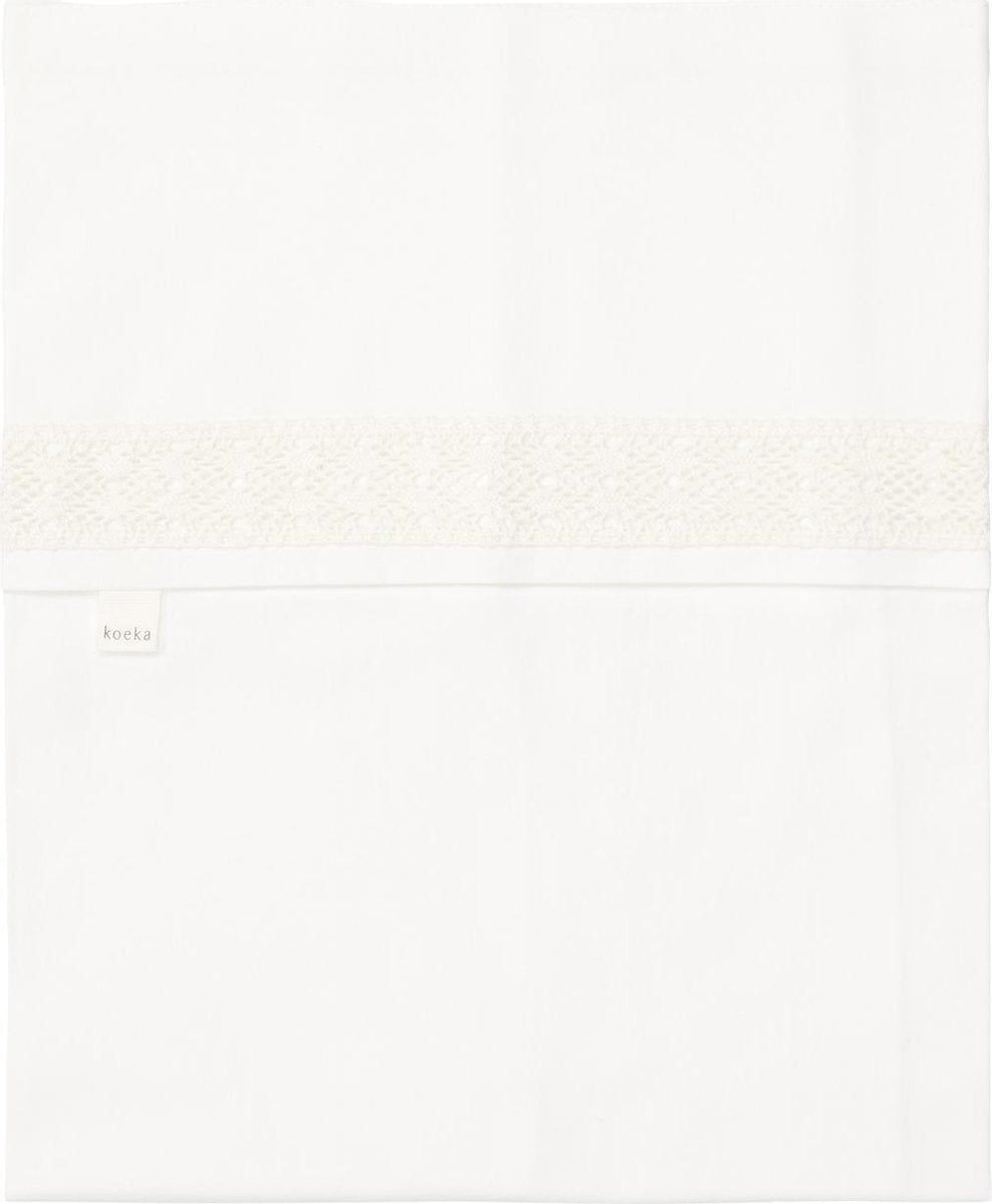 Koeka Wieglaken Nostalgia - warm white 80x100cm