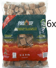 Fire-Up aanmaakblokjes voordeelbox met 1152 stuks - 6x 192st