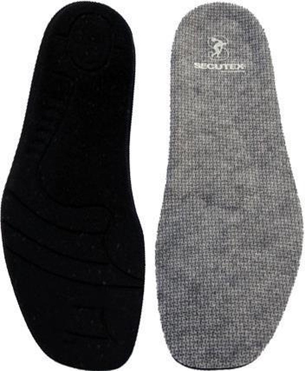 Secutex Standaard Inlegzool Unisex Grijs Maat 47/48