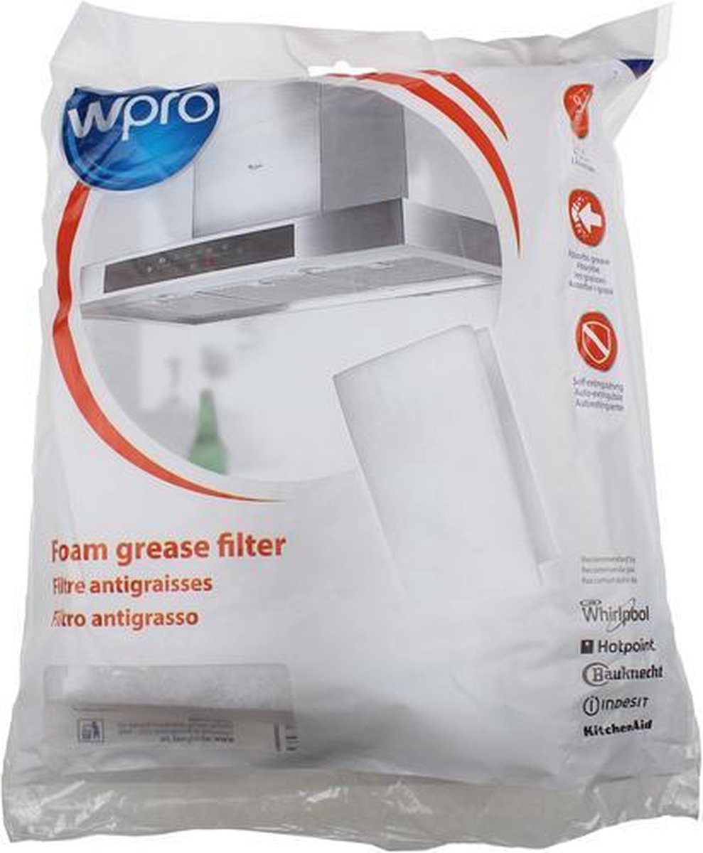 Vetfilter (mousse) - 47x97 cm - 150g/m²