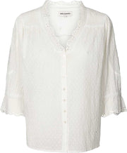 Lollys Laundry Charlie Blouse Crème  dames maat L