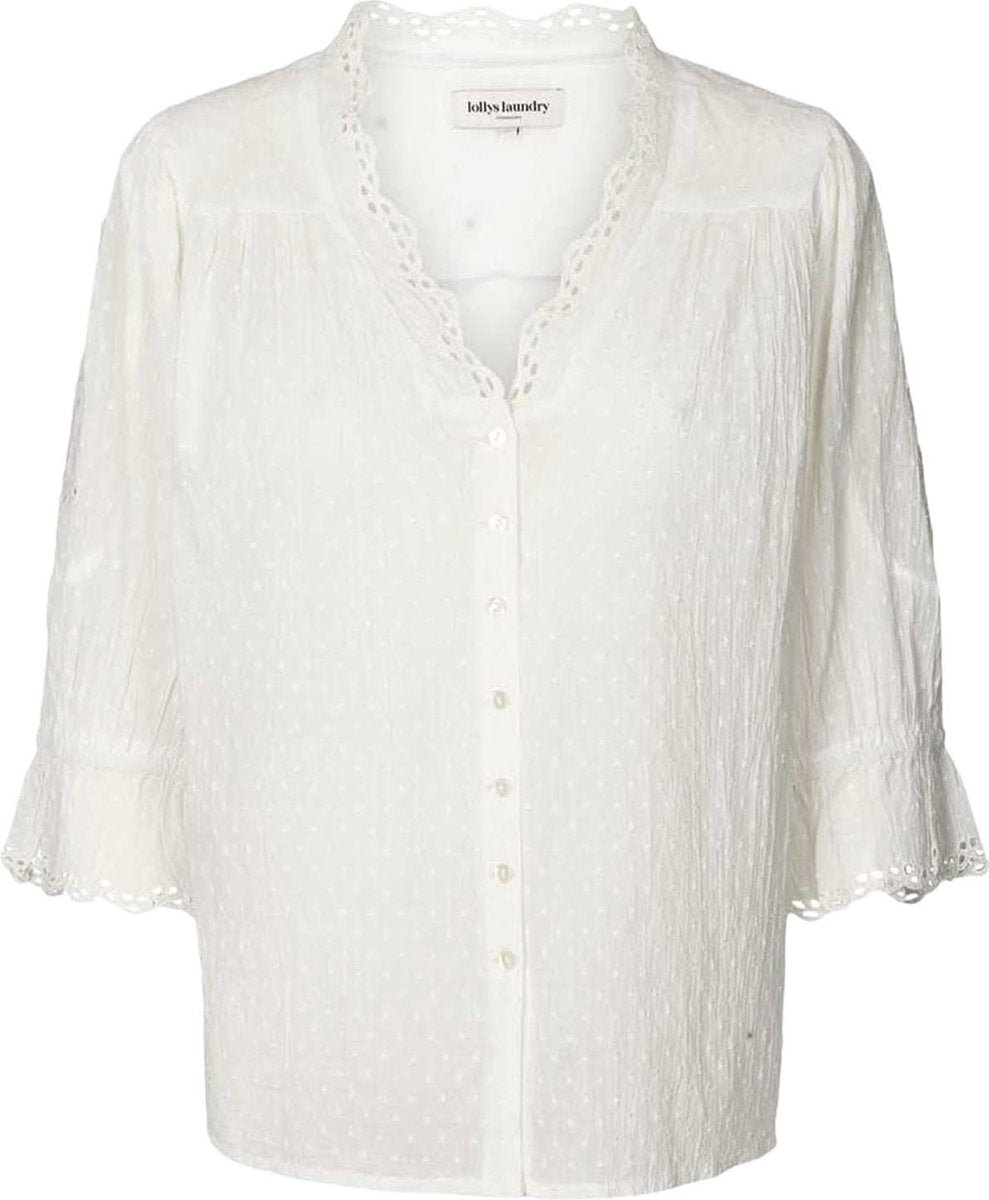 Lollys Laundry Charlie Blouse Crème  dames maat L