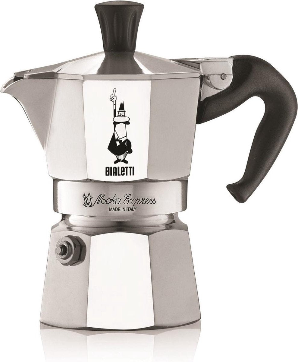 Bialetti Moka Express Percolator - Klein - 1 Kops - Zilver