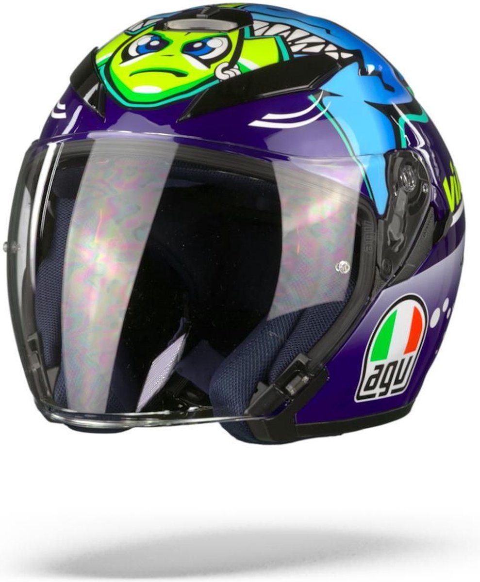 Agv K-5 Jet Rossi Misano 2015 Jethelm - Motorhelm - Maat XL