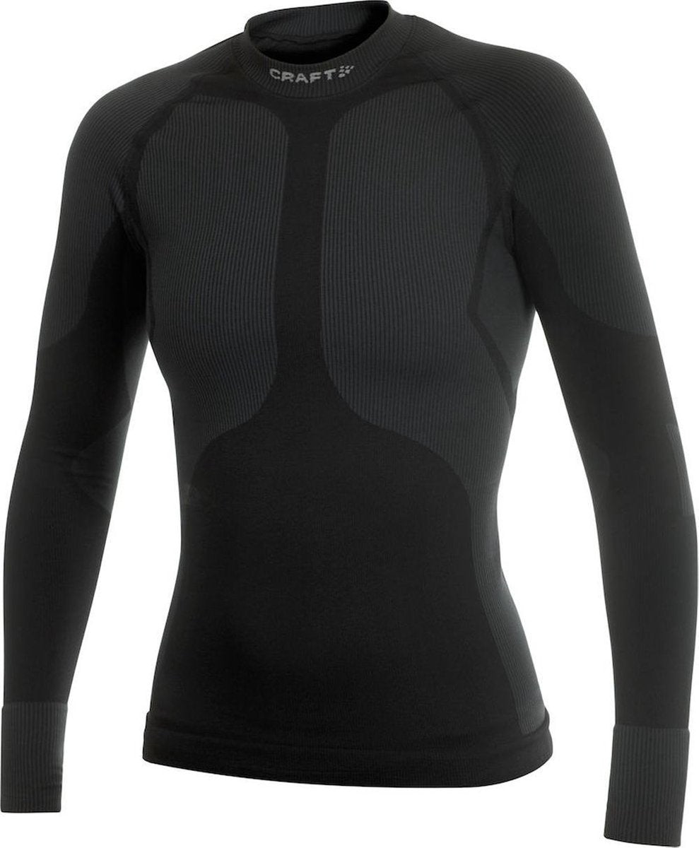 Craft Warm Crew Neck - Sportshirt -  Dames - Maat XL - Zwart