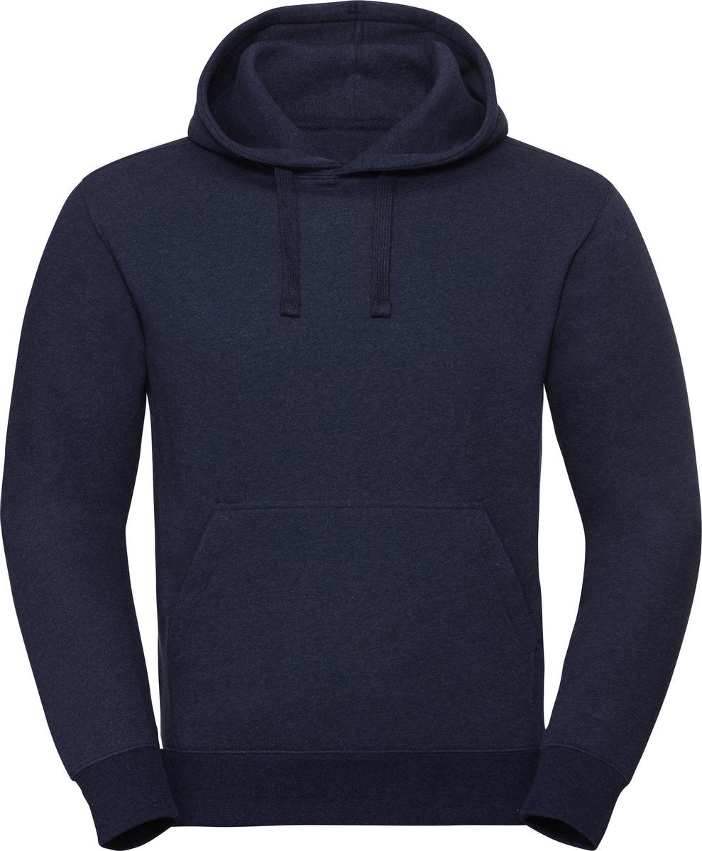 Russell Unisex Authentieke Melange Hooded Sweatshirt (Houtskoolmelange)