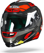 X-Lite X-803 Ultra carbon Mastery 042 Wit Rood Integraalhelm - Motorhelm - Maat XXL