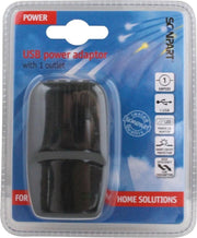 Scanpart Usb 220v Adapt Zwart Los 5v-1a