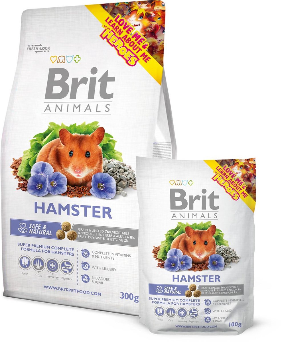 Brit animals Hamster 6x 300 gr