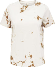 Onlfine Life S/s Top Jrs Cs 15238468 Apple Butter/tie Dye Cl