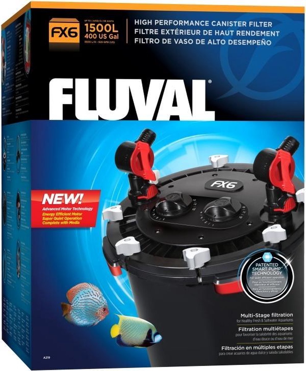 Fluval fx6 tot 1500 liter