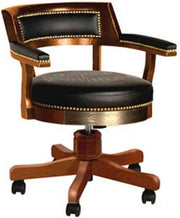 Harley-Davidson Bar & Shield Flames Poker Stoel Met Heritage Bruine Afwerking